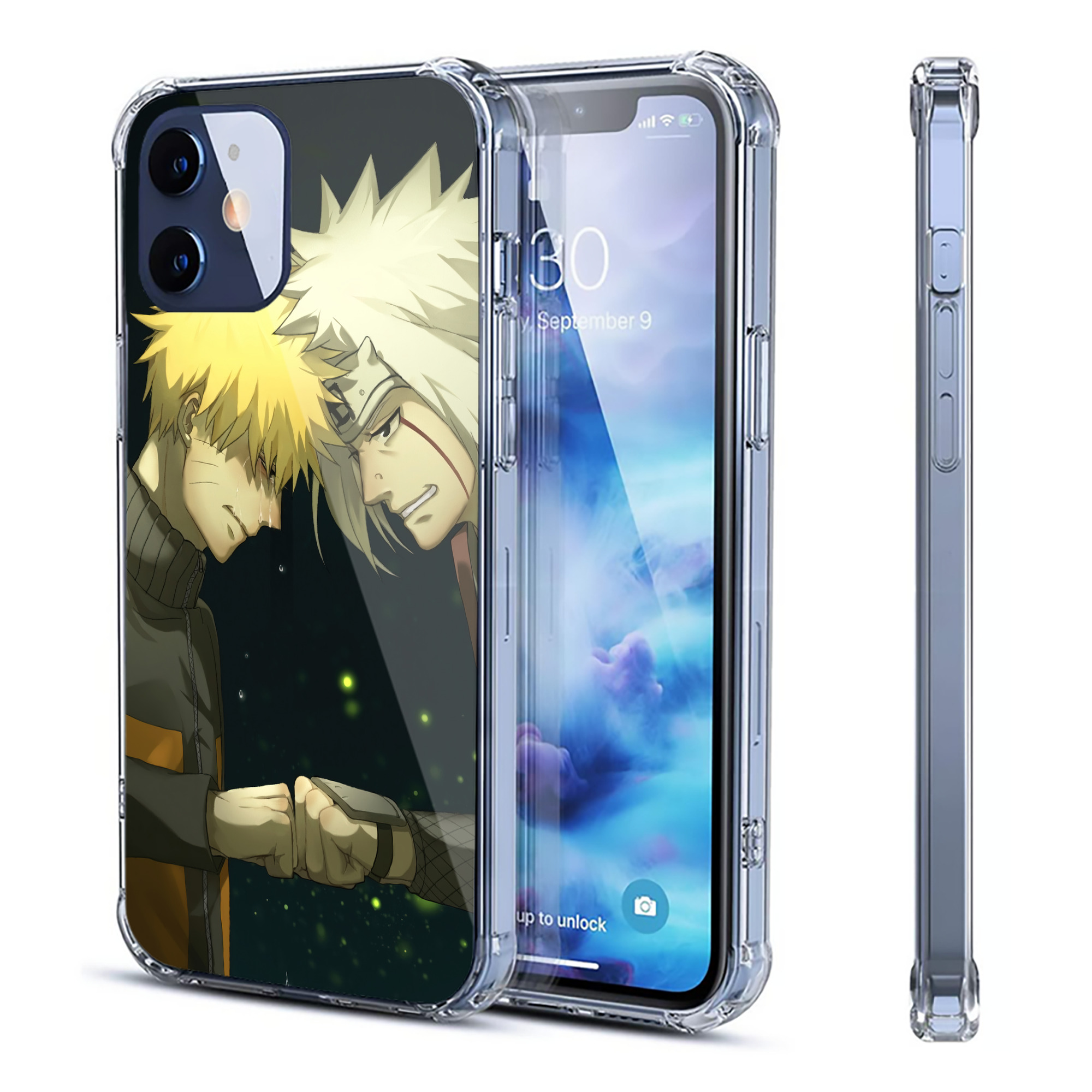 （画像用） NARUTO -ナルト- NARUTO -ナルト- 疾風伝 【iPhone 12シリーズ対応】透明スマホケース（クリアソフトケース）